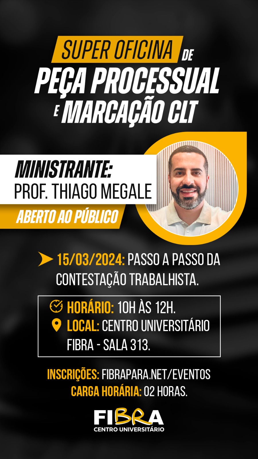 Oficina de Peça Processual e Marcação de CLT