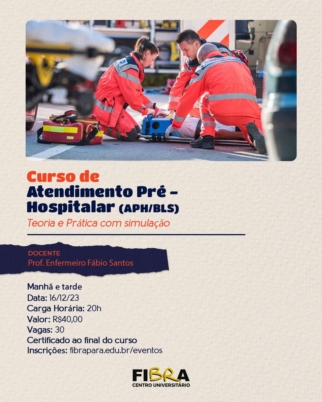 Curso de Atendimento Pré Hospitalar (APH/BLS)
