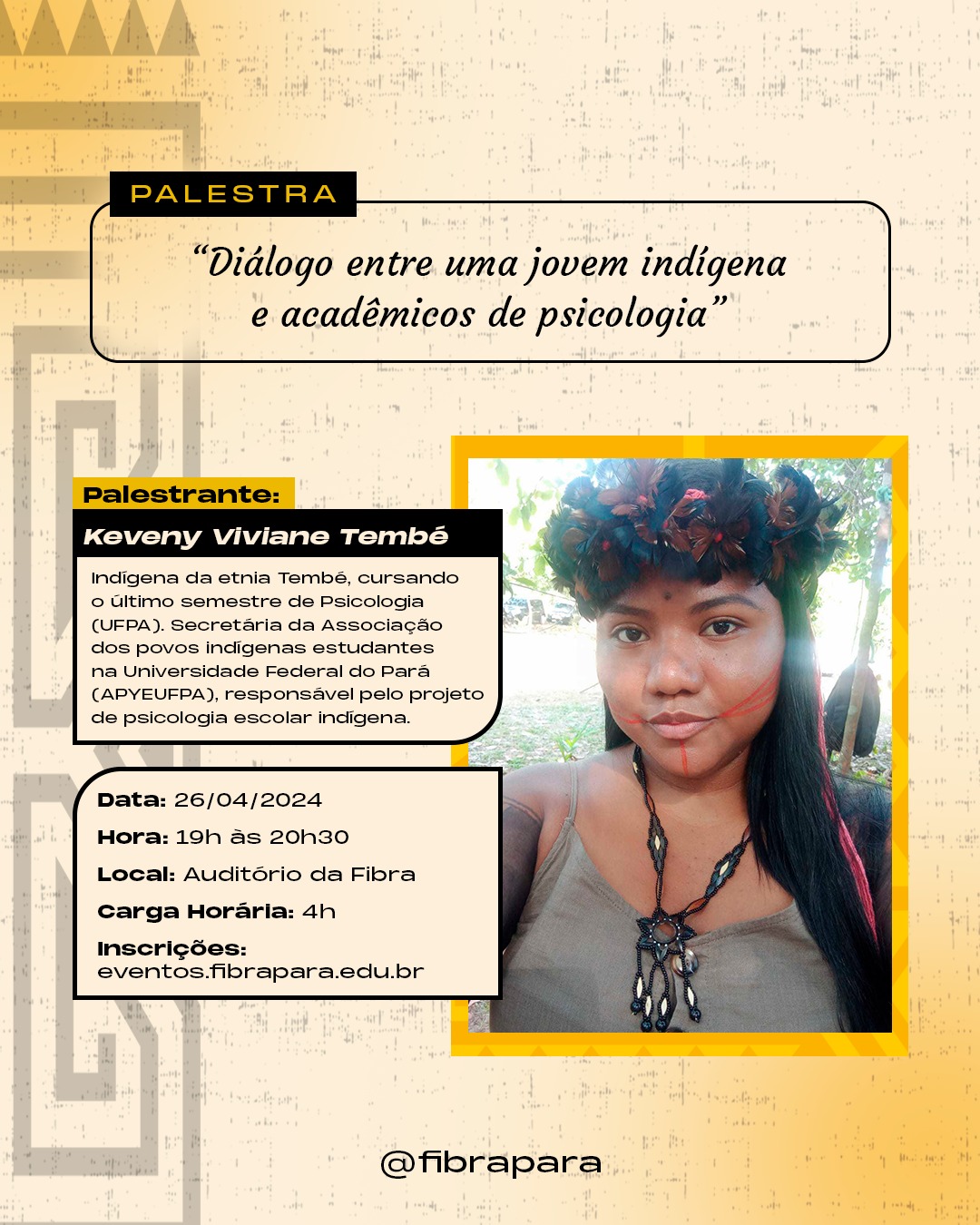 Diálogo entre uma jovem indígena e acadêmicos de psicologia