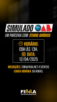 Simulado OAB 43 em parceria com o Studio OAB