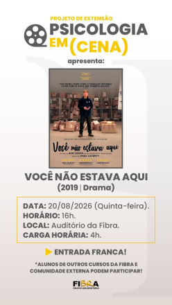 Psicologia em (CENA) - Você não estava aqui